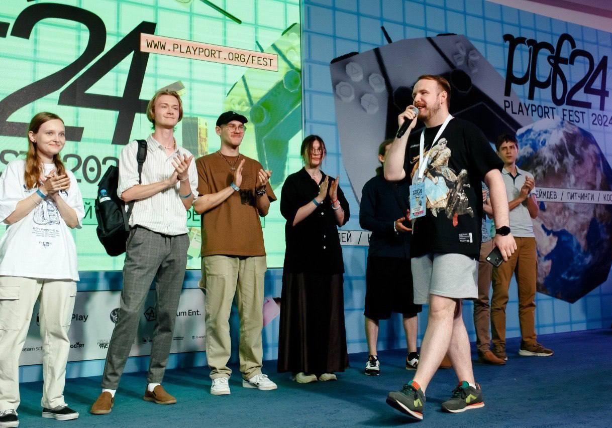 Студенты, выпускники и преподаватели профиля «Гейм-дизайн» на PLAYPORT FEST 2024