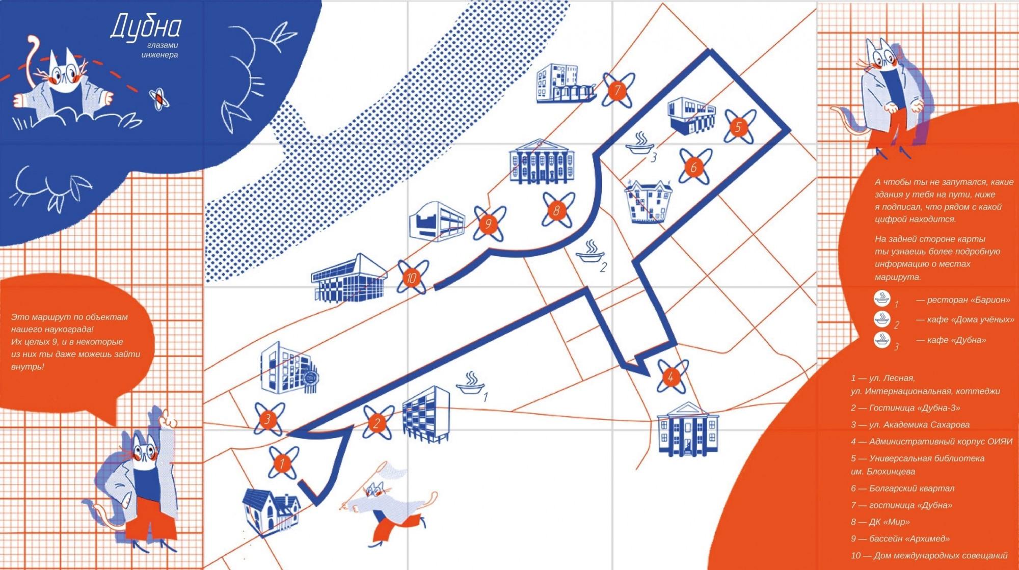 Внутривузовский конкурс на разработку дизайна путеводителя «Дубна глазами инженера»